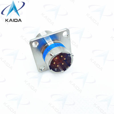 Goud contact afwerking 6 contact soldeer type MIL-DTL-26482 serie connector MS3470S10-6PH roestvrij staal gepassiveerd