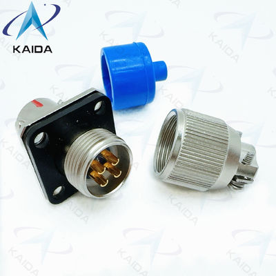 Circulaire elektrische aansluiting Ontvanger 4 Contacten Elektroless Nickel Finish -55.C tot 125.C Werkt; Y11P-0804ZK10-2