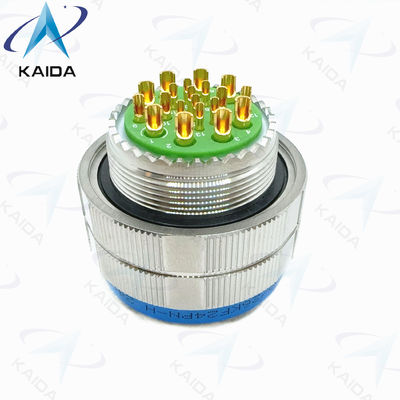 MIL-DTL-38999 Serie 3 Koperen legering contacten Plug roestvrij staal Shell 20 Contacten Goud afwerking