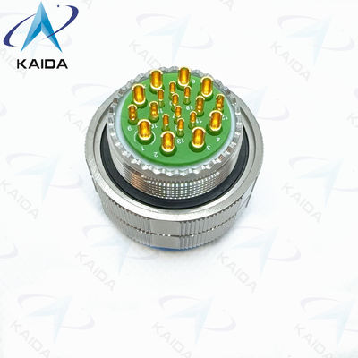 MIL-DTL-38999 Serie 3 Koperen legering contacten Plug roestvrij staal Shell 20 Contacten Goud afwerking