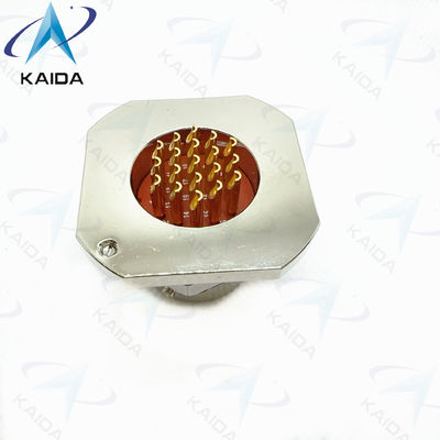 Circulaire receptacle met Y11P-serie aluminium pinnen voor PCB-montage met lage stroom Y11H-1419ZJ14. Hermetische receptacle.