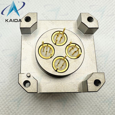 Uithoudingsvermogen 500 cycli Elektroless Nickel voor extreme temperatuuromgevingen.Custom Quadrax PCB-contactvat