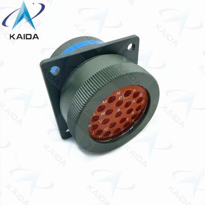 21 Contacten Solder Contact Terminatie MIL-DTL-26482 Serie IMS3110E22-21SN Milieuverzegeld Olijfgroen Cadmium