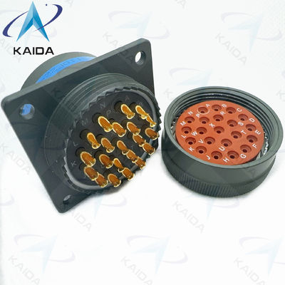 21 Contacten Solder Contact Terminatie MIL-DTL-26482 Serie IMS3110E22-21SN Milieuverzegeld Olijfgroen Cadmium