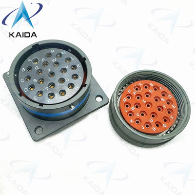 21 Contacten Solder Contact Terminatie MIL-DTL-26482 Serie IMS3110E22-21SN Milieuverzegeld Olijfgroen Cadmium