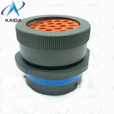 MIL-DTL-26482 Serie I Miniatuurconnector Solder Contacten.MS3111E22-21PN.Smal flensvat Olijfgroen Cadmium