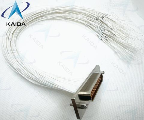 500V Spanningsrating Goud over nikkel rechthoekige connectoren voor duurzame verbinding J30J-100TJK-Q.100 Vrouwelijke pinnen