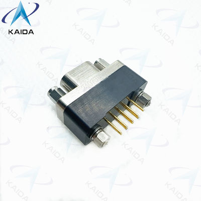 Verticale MIL-DTL-83513 rechthoekige stopcontact Micro D PCB connector Goud over nikkel contactplaat GMR7580-9S2BPN