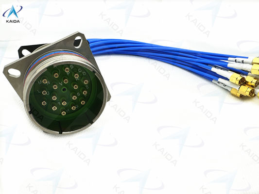 Coaxiale contacten met elektroless Nickel Plating Coaxiale kabel met SMJ-afsluiting D38999/20FJ19AN-SMJ