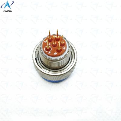 MIL-DTL-38999 Serie 2 Thermoplastisch Isolator Elektroless Nickel Short PCB Tail 6 Contacten Goudgeplat MS27484T10F98PCN