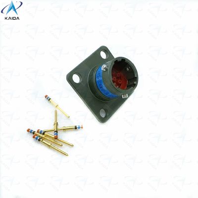 7.5 Amp Koperlegering Crimp Montagevat Goud bekleed thermoplastisch.MS27508E8B35P.Box montagevat.JTP02