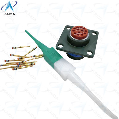 7.5A 13-contact MIL-DTL-38999 serie 2 connector met krimp beëindiging MS27508E10B35P.JTP02 Box montage receptacle