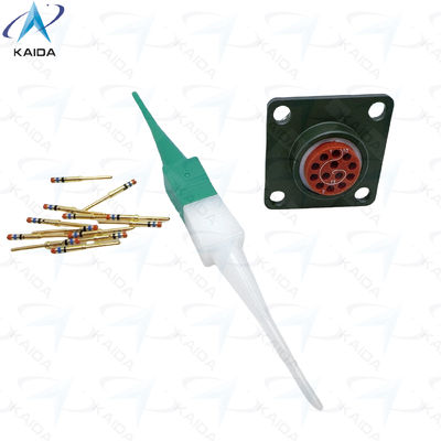 7.5A 13-contact MIL-DTL-38999 serie 2 connector met krimp beëindiging MS27508E10B35P.JTP02 Box montage receptacle