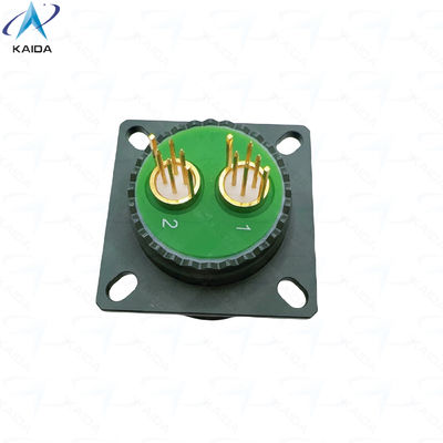Olijfgroen Cadmium Quadrax PCB-ontvangercontacten 8D0C17W82PN Custom Quadrax PCB-contacten.8D-serie D38999