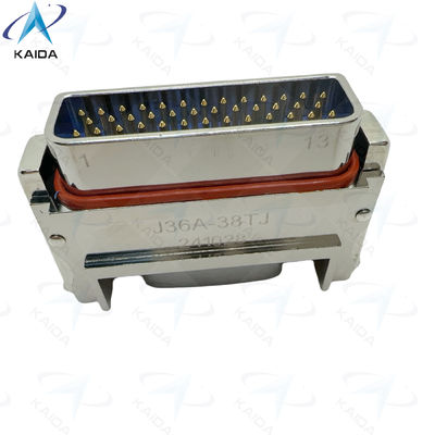 500 Cycle Rectangular Connectors met 38 contacten en 3A Current Rating.J36A-38TJ.Solder terminatie en klein volume.