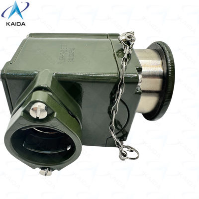 Y16H-serie soldeercontact cirkelvormige elektrische connector met olijfgroene cadmium-aluminium schelp.Y16H-2416TJ