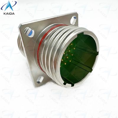 18-pins koperlegeringscontacthermetische receptacle voor MIL-DTL-38999 serie 3 toepassingen D38999 /20YD18PN