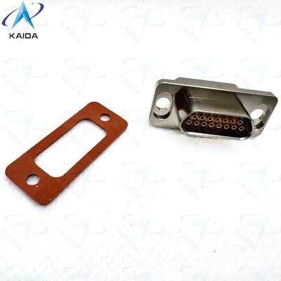 Gold over Nickel Contact Plating MIL Spec J29M Rechthoekige connectoren voor ruwe omgevingen Duurzaam J29M-15ZKH