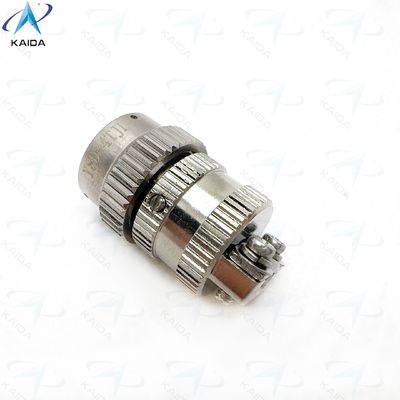 Circulaire elektrische aansluitplaat met rechte achterste bekleding Shell Electroless Nickel Connector Shell.Y8D Series.Y8D-4TJL