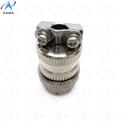 Circulaire elektrische aansluitplaat met rechte achterste bekleding Shell Electroless Nickel Connector Shell.Y8D Series.Y8D-4TJL