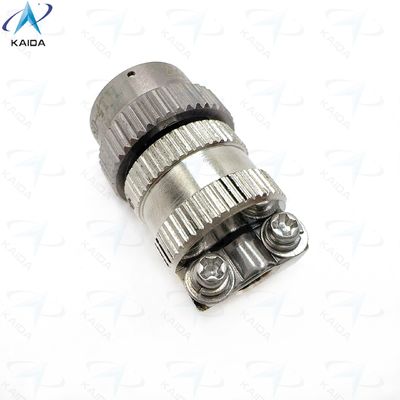 Circulaire elektrische aansluitplaat met rechte achterste bekleding Shell Electroless Nickel Connector Shell.Y8D Series.Y8D-4TJL