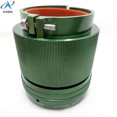 4 contacten Plug met rechte klem Achterkant Schelp weerstaat extreme -55C tot 125C-omstandigheden Hoogstroomconnector Y50DX-3204TJ2P1 Zinkplatering
