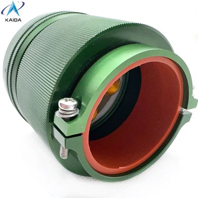 4 contacten Plug met rechte klem Achterkant Schelp weerstaat extreme -55C tot 125C-omstandigheden Hoogstroomconnector Y50DX-3204TJ2P1 Zinkplatering