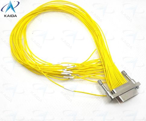 25 Contact Micro-D Metal Shell Aluminium materiaal voor industriële Micro rechthoekige elektrische connector CDbA-31TY 1.27mm Contact afstand CDBA-25TY+30CM