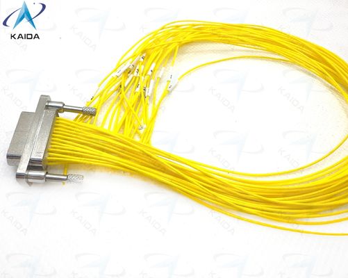 25 Contact Micro-D Metal Shell Aluminium materiaal voor industriële Micro rechthoekige elektrische connector CDbA-31TY 1.27mm Contact afstand CDBA-25TY+30CM