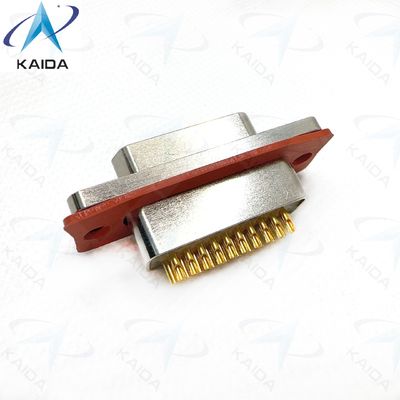 J29M-serie Hermetische receptacle met 21 contact metalen schelpen en nikkel afwerking J29M-21TJH