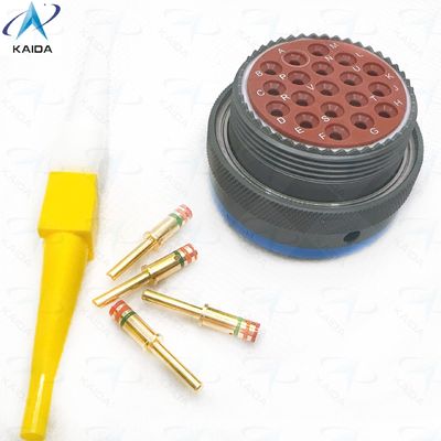 19 contacten rechtste stekker MIL-C-26482 II voor duurzame aansluiting in zware toepassingen