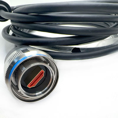 Categorie D38999 Series Custom Connectors met HDMI roestvrij staal gepassiveerde werktemperatuur -65C -200C.YW3 10E06S-01. High Definition Multimedia Interface