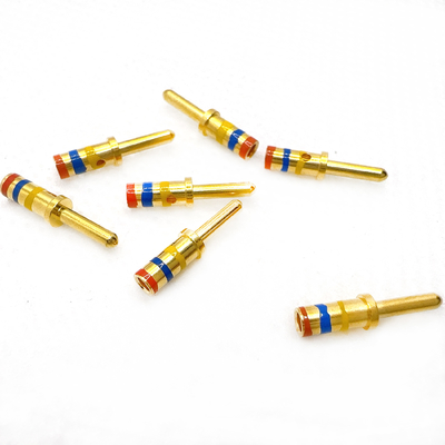 800V-spanning en Goud geplatte afwerking D38999 serie connector voor een optimale verbinding.Kleurband Oranje-Blauw-Geel.M39029/58-364,16#