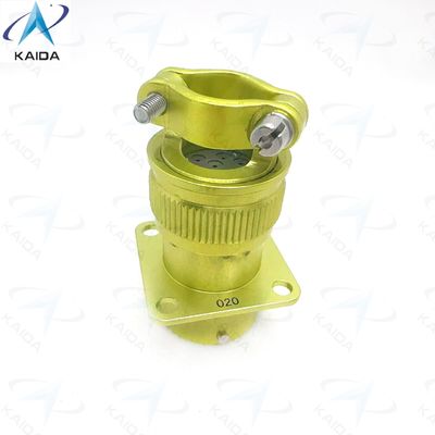 ZH23-10/18P-2-B Circulaire elektrische connector met temperatuurbereik van -55C tot 125C.Rechte kabelklem, geanodiseerd aluminium