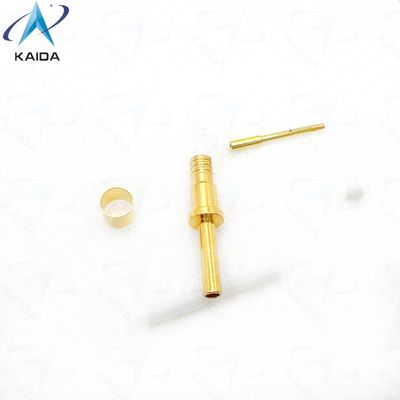Insulated Crimp Type D38999 Series Copper Alloy Connectors for Heavy-Duty Applications.16# Coax  Male Contacts.Amphenol&Souriau