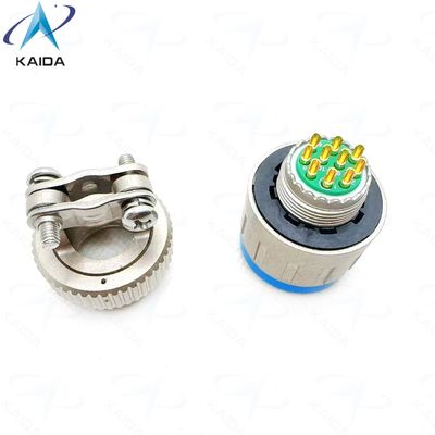D38999/26MC98PN-H+M85049 91-13M Composit KAIDA Amphneol TV-serie connector militaire productie soldeerpinnen met klem achterkant