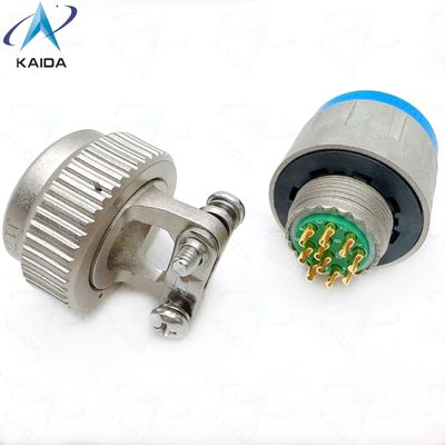 D38999/26MC98PN-H+M85049 91-13M Composit KAIDA Amphneol TV-serie connector militaire productie soldeerpinnen met klem achterkant