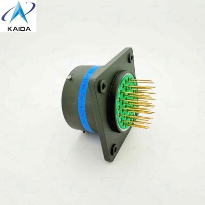 MIL DTL 38999 Serie Ⅰ Boxbevestigingsconnector.88-628717-41S.Shell Size 21,41 PCB Contacten.Olijfgroen Cadmium.LJTP02R