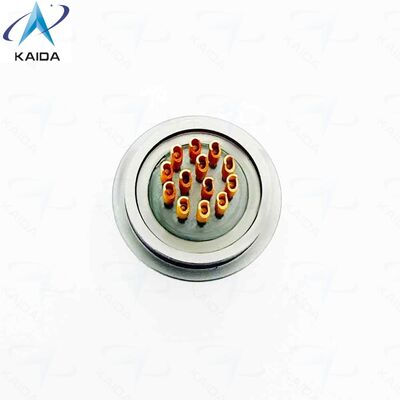 Hermetische receptacle MIL-DTL-38999 Series II connector. Passivated Nickel Plating van roestvrij staal. MS27478Y10N35PN