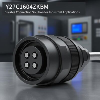 4 Number of Contacts Circular Electrical Connector Part Number Y27C1604ZKBM Durable Connection Solution for Industrial Applications