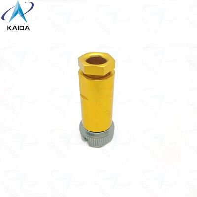 Aantal contacten 4 PC-4TK Soldeercontact Type Connector PC Serie Russische Standaard Connector.PC4TB. Aluminiumlegering, Verchromde Afwerking