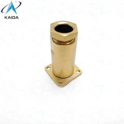 Russian Standard PC Series Connectors.PC7ZJ 7 Contacts Square Flange Receptacle.Aluminum Alloy, Chromated Finish.PC-7ZB.