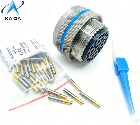 SS Connector Shell Circular Electrical Connector 30 Contacts.EN2997 High temperature firewall connectors.EN2997SE62430F6.853 serie
