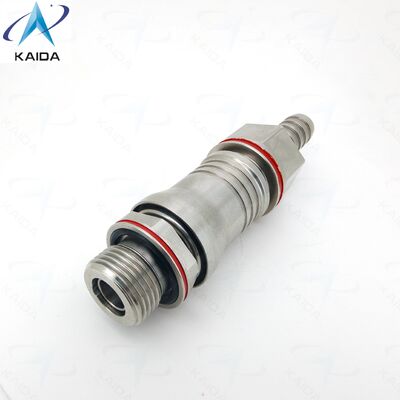 Roestvrij Staal Gepassiveerde Rechte Push-Pull Rechte Push-Pull Vloeistofkoppelingen UQD04-T-A01、UQD04-Z-B01 Alternatieve Modellen UQD04-T05RSSJE、UQD04-Z10RSSJE. Vloeistofkoppelingskoppelingen