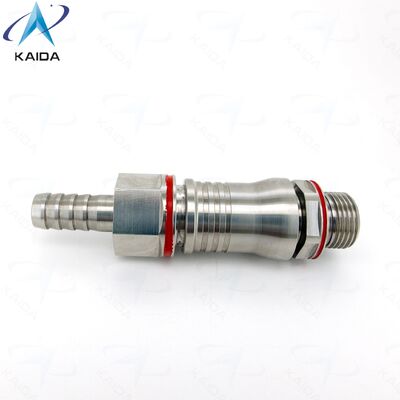 Stainless Steel Passivated Straight Push-Pull Straight Push-Pull Fluid Connectors UQD04-T-A01、UQD04-Z-B01 Alternative Models UQD04-T05RSSJE、UQD04-Z10RSSJE.Liquid Cooling Connectors