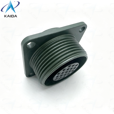 Soldeercontacttype MIL-DTL-26482 Serie Ⅰ 500V Spanningswaarde Circulaire Connector. Aangepaste Vierkante Flens Bus. MS3112R14-19SN-01