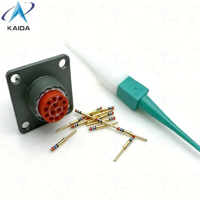 MIL-DTL-38999 Serie II wandmontage connector ontworpen voor montage op achterpaneel.MS27497T10B35P.Voldoet aan JTPQ00R specificatie.