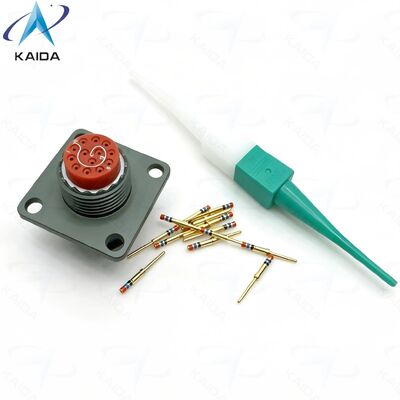 MIL-DTL-38999 Serie II wandmontage connector ontworpen voor montage op achterpaneel.MS27497T10B35P.Voldoet aan JTPQ00R specificatie.