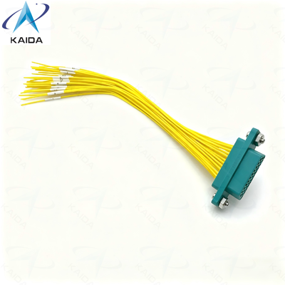 CDbF Serie Micro-Rechthoekige Elektrische Connector 33 Pinnen 150mm.CDBF-33T-15CM. Stekker (met pincontacten)