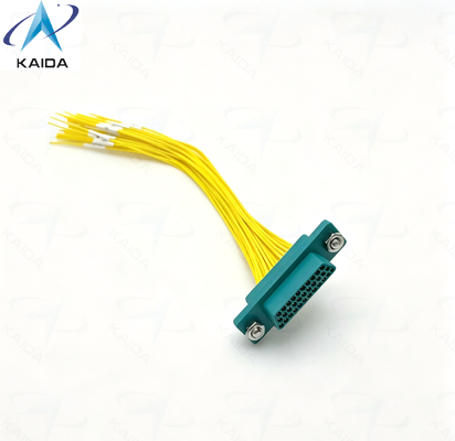 CDbF Serie Micro-Rechthoekige Elektrische Connector 33 Pinnen 150mm.CDBF-33T-15CM. Stekker (met pincontacten)
